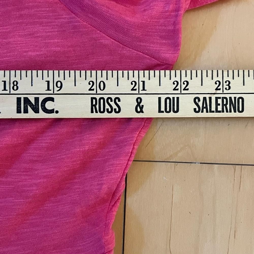 NWT- Torrid Cotton Modal Slub Surplice Faux Wrap Top - Honeysuckle pink - Sz 2X - Picture 7 of 14